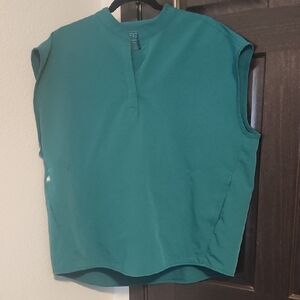 Teal Sleeveless Women's Top